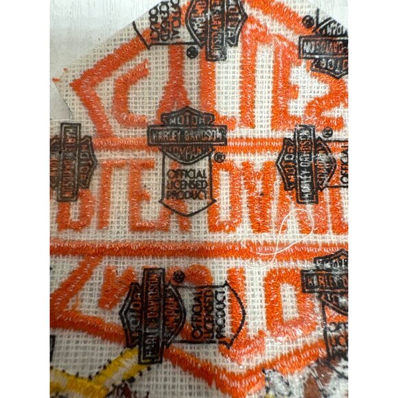 Harley Davidson Embroidered Eagle Patch 9 x6.25" Motorcycle Biker Jacket Iron-On - Picture 4 of 6